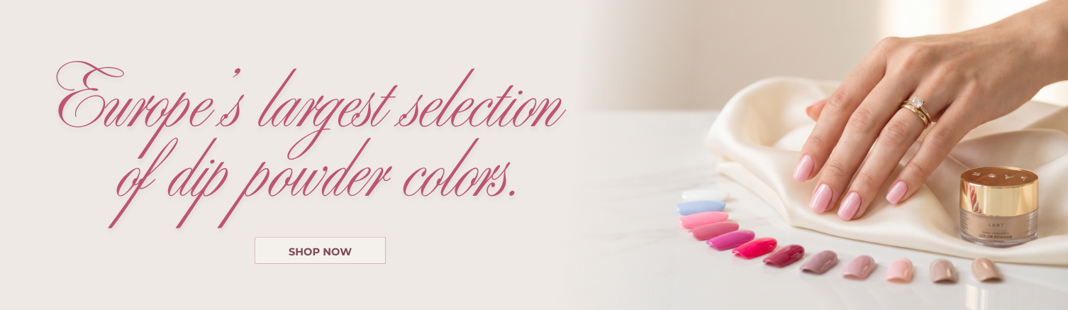 Largest selection of dip powder colors.